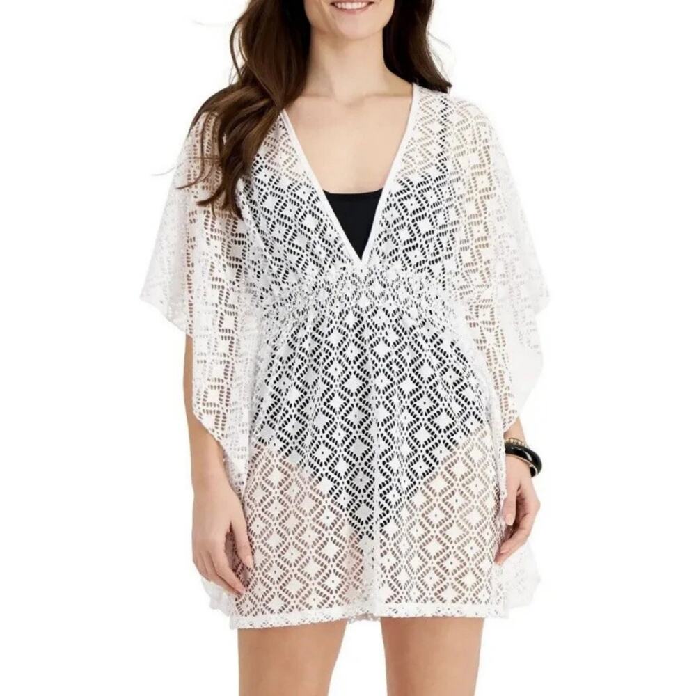 NWT Miken Crochet Cover-up Dress Size L